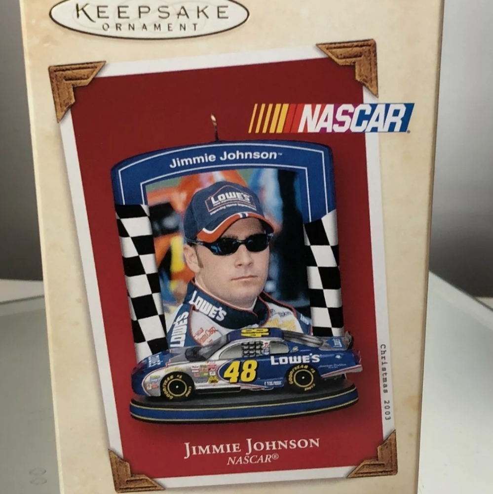 NIB 2003 Hallmark Keepsake Ornament NASCAR Jimmie Johnson #48